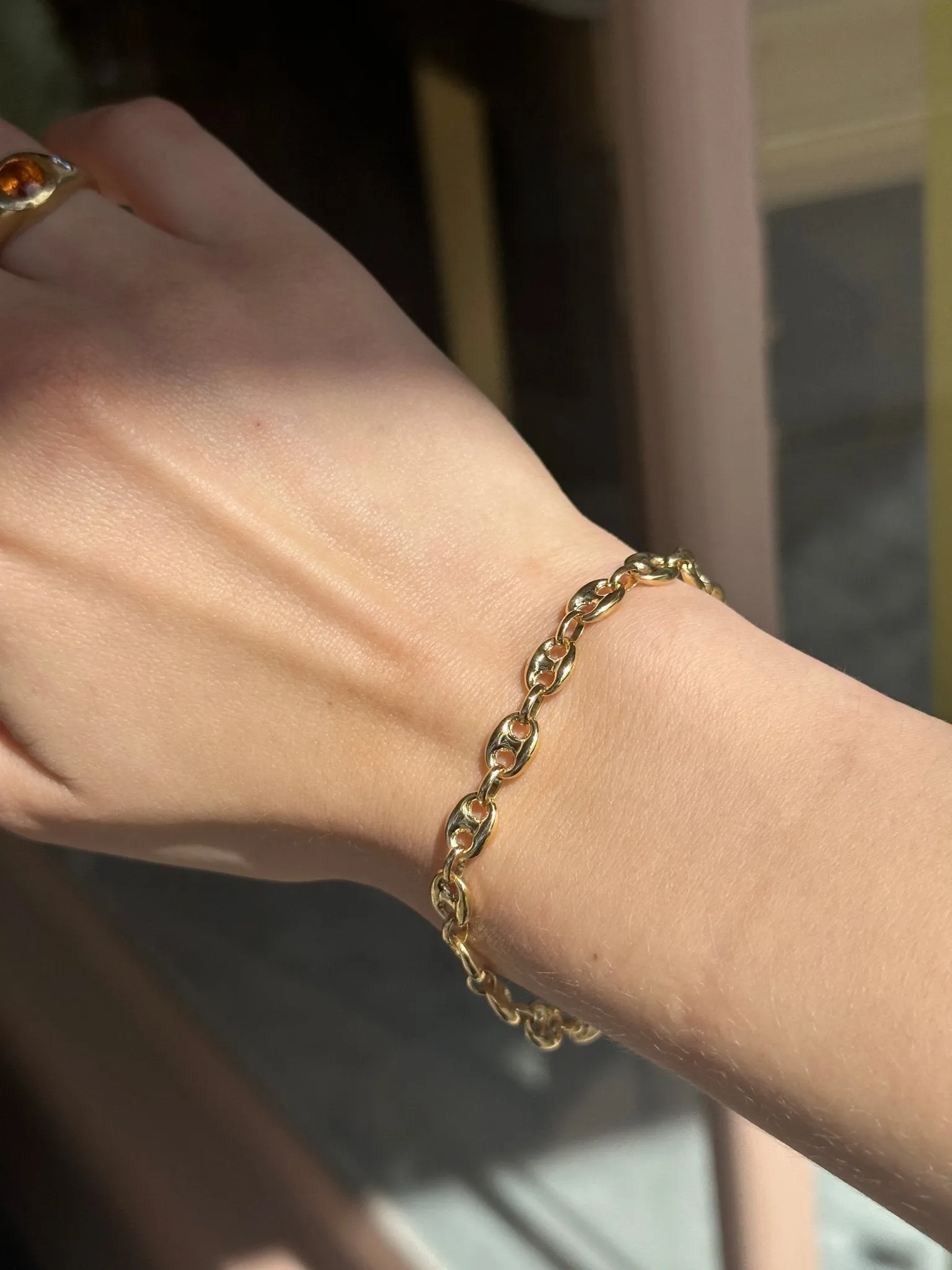 14k Gucci Puff Bracelet