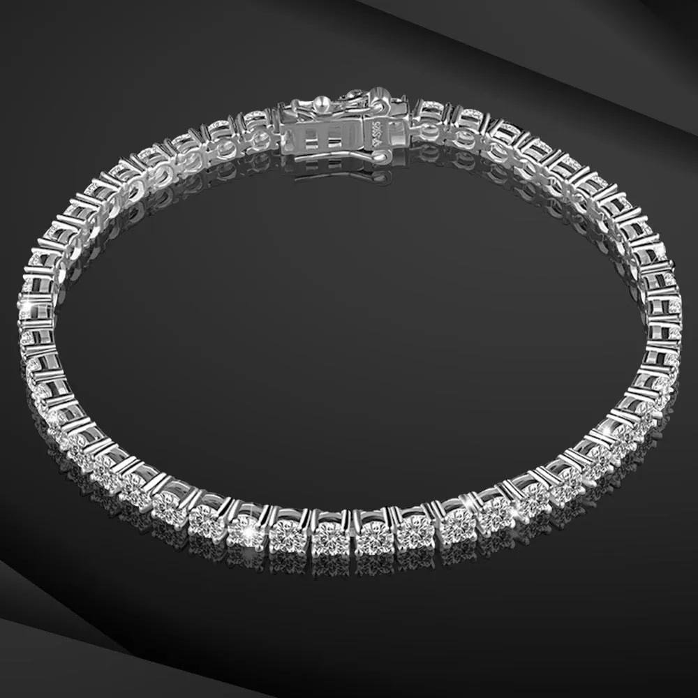 3mm Moissanite Tennis Bracelet
