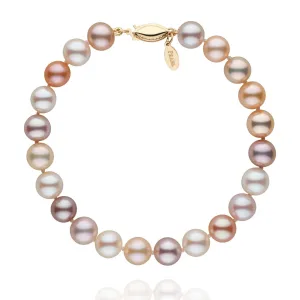 7.5-8.0 mm Multicolor Freshadama Pearl Bracelet
