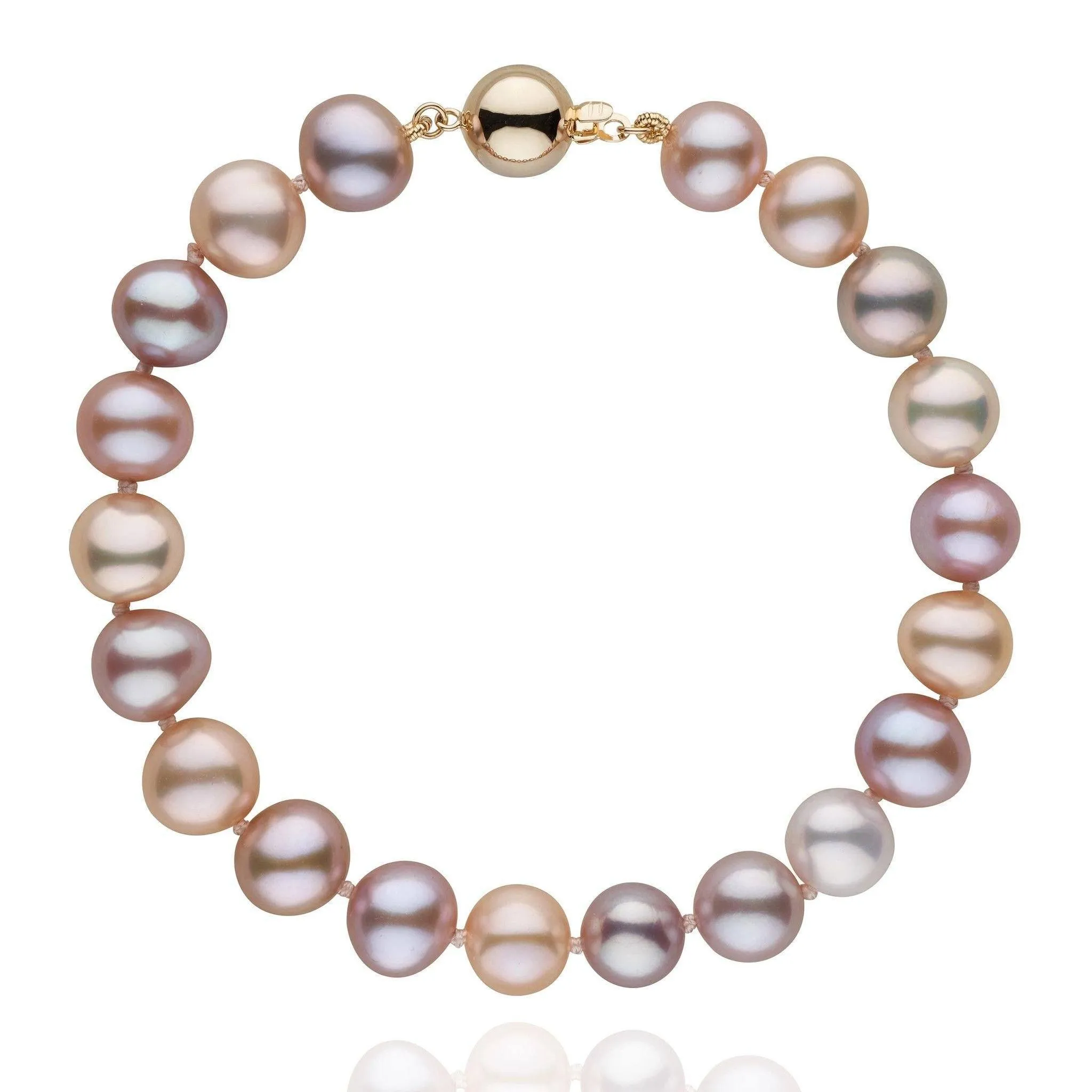 8.5-9.0 mm Multicolor Freshwater AA  Pearl Bracelet