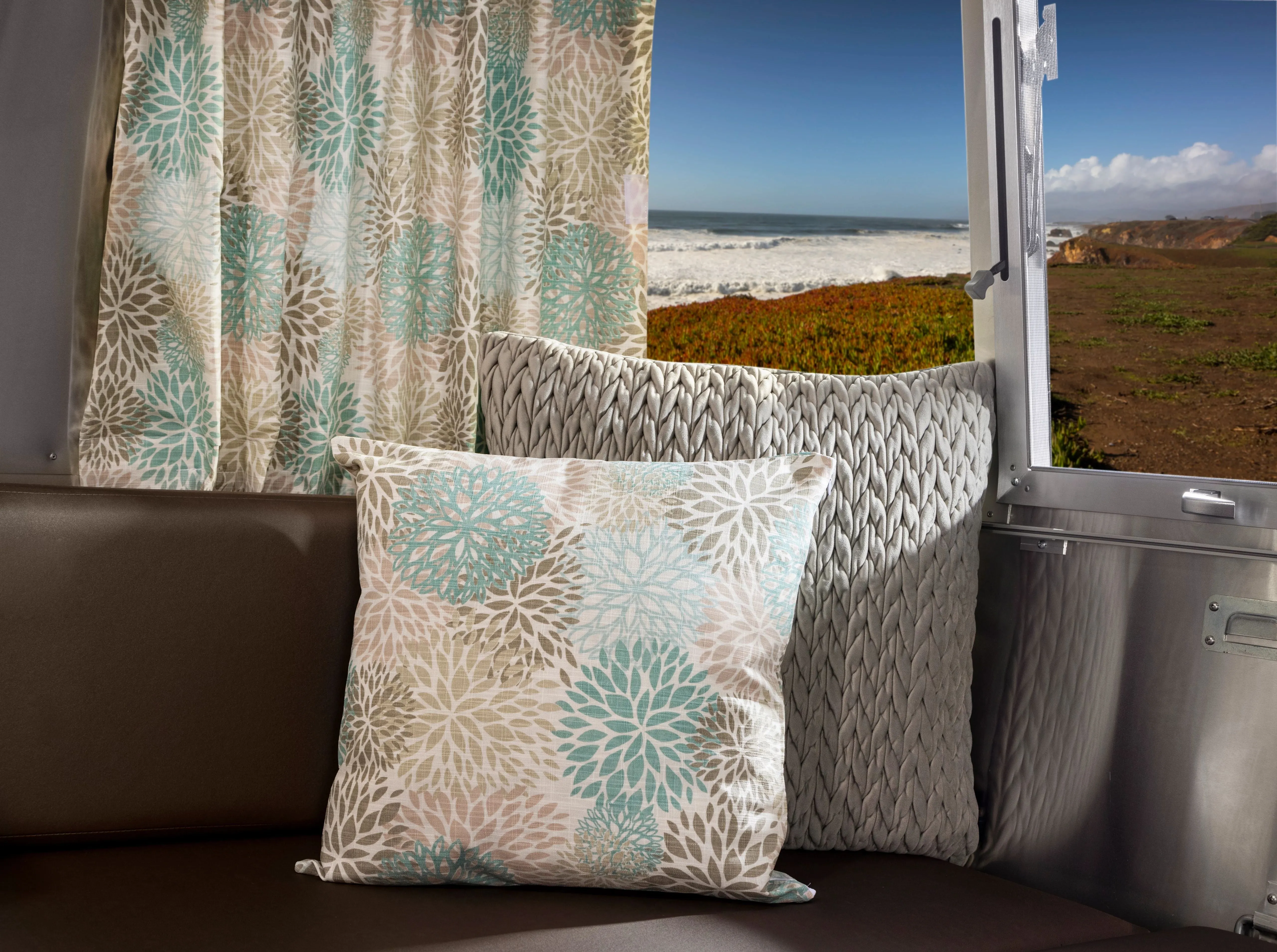 Airstream Printed Custom Curtains for Sport Travel Trailers