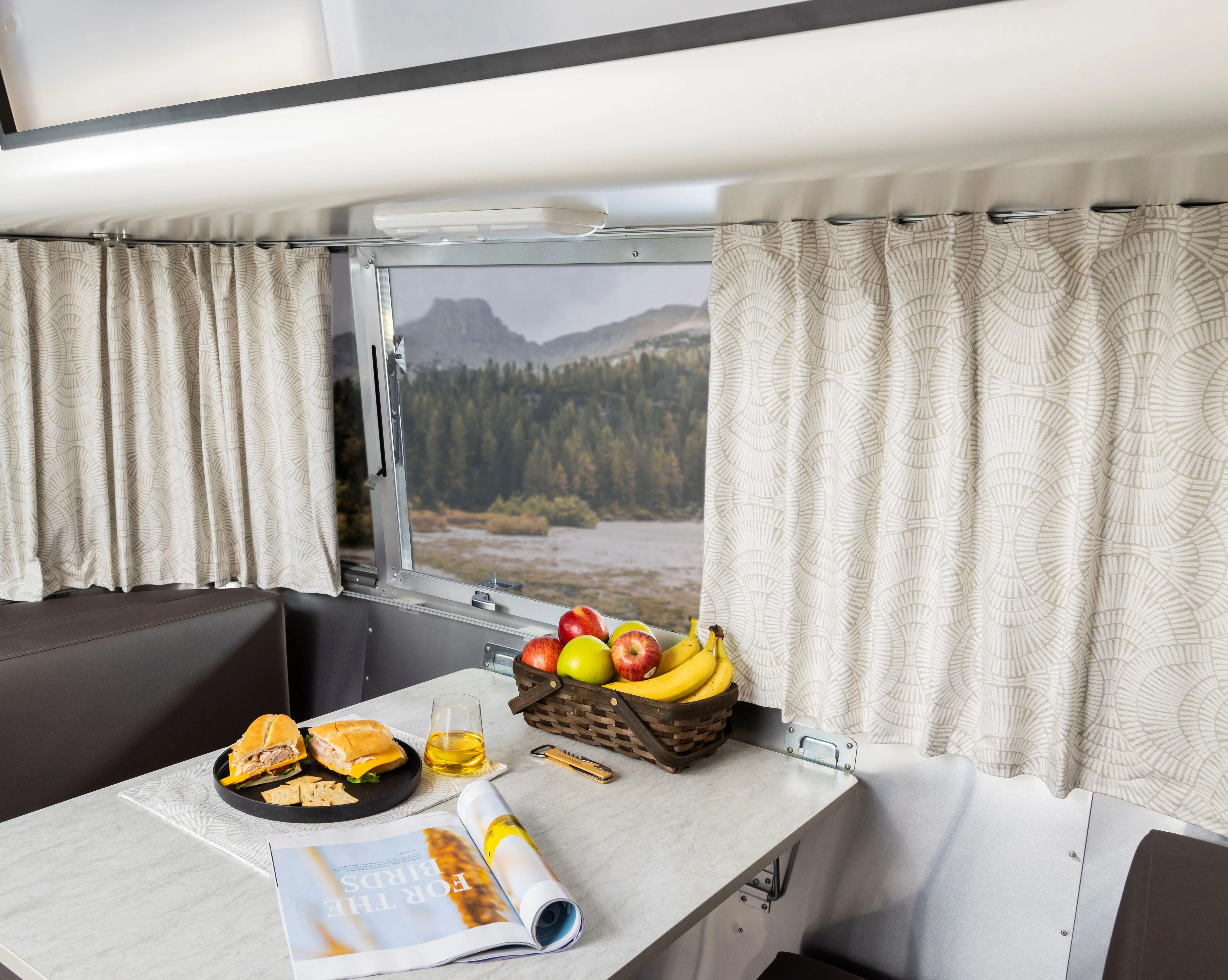 Airstream Printed Custom Curtains for Sport Travel Trailers