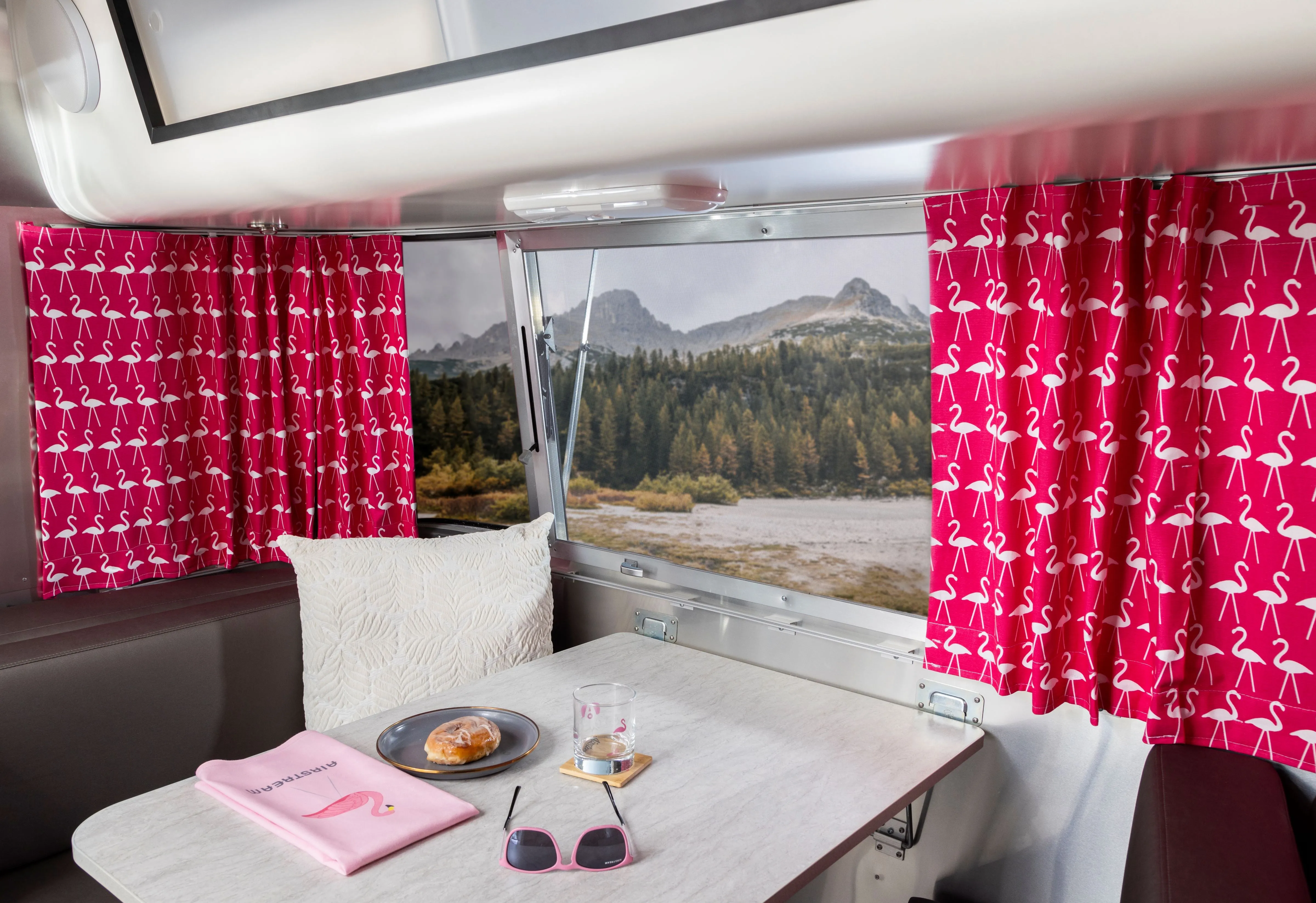Airstream Printed Custom Curtains for Sport Travel Trailers
