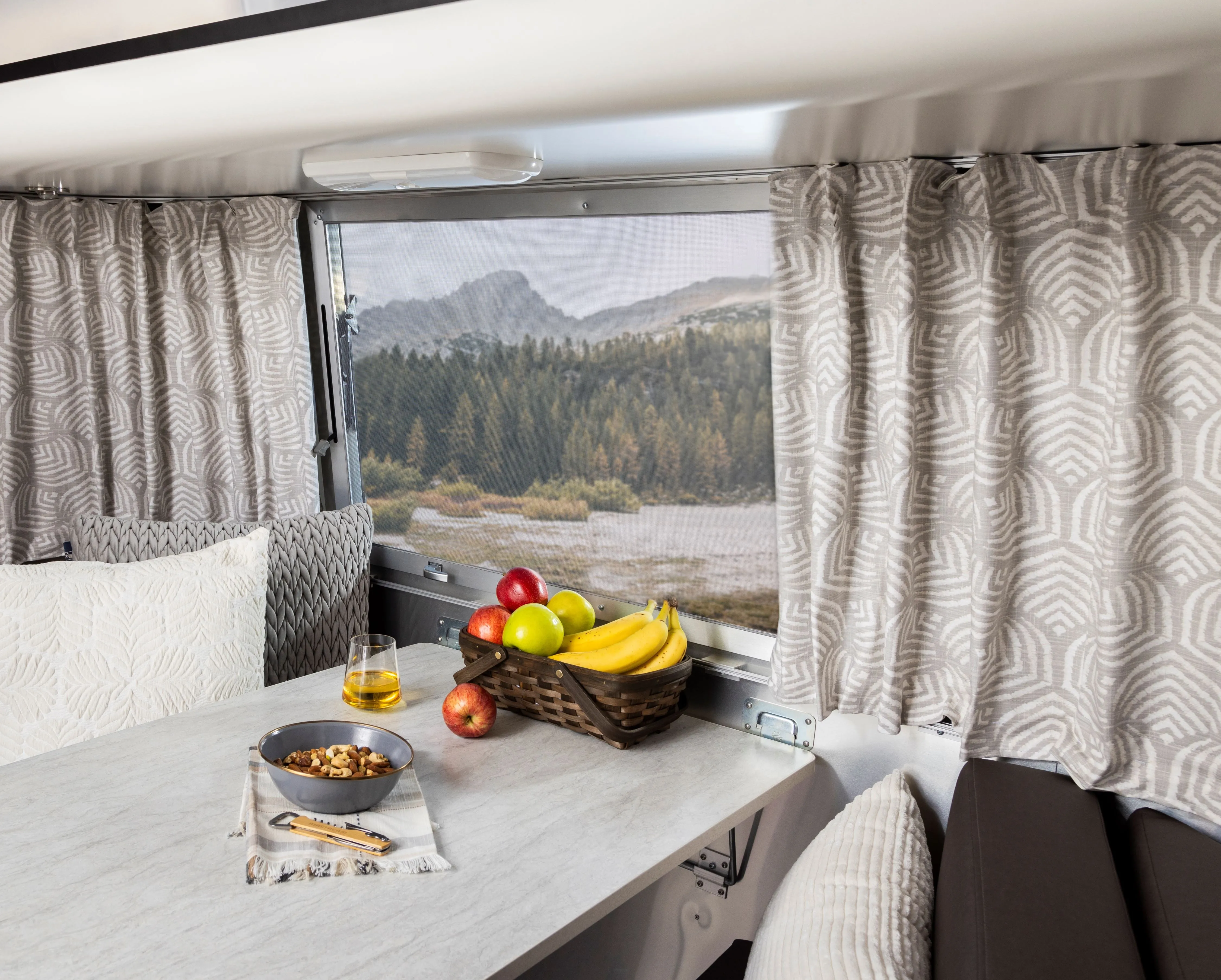 Airstream Printed Custom Curtains for Sport Travel Trailers
