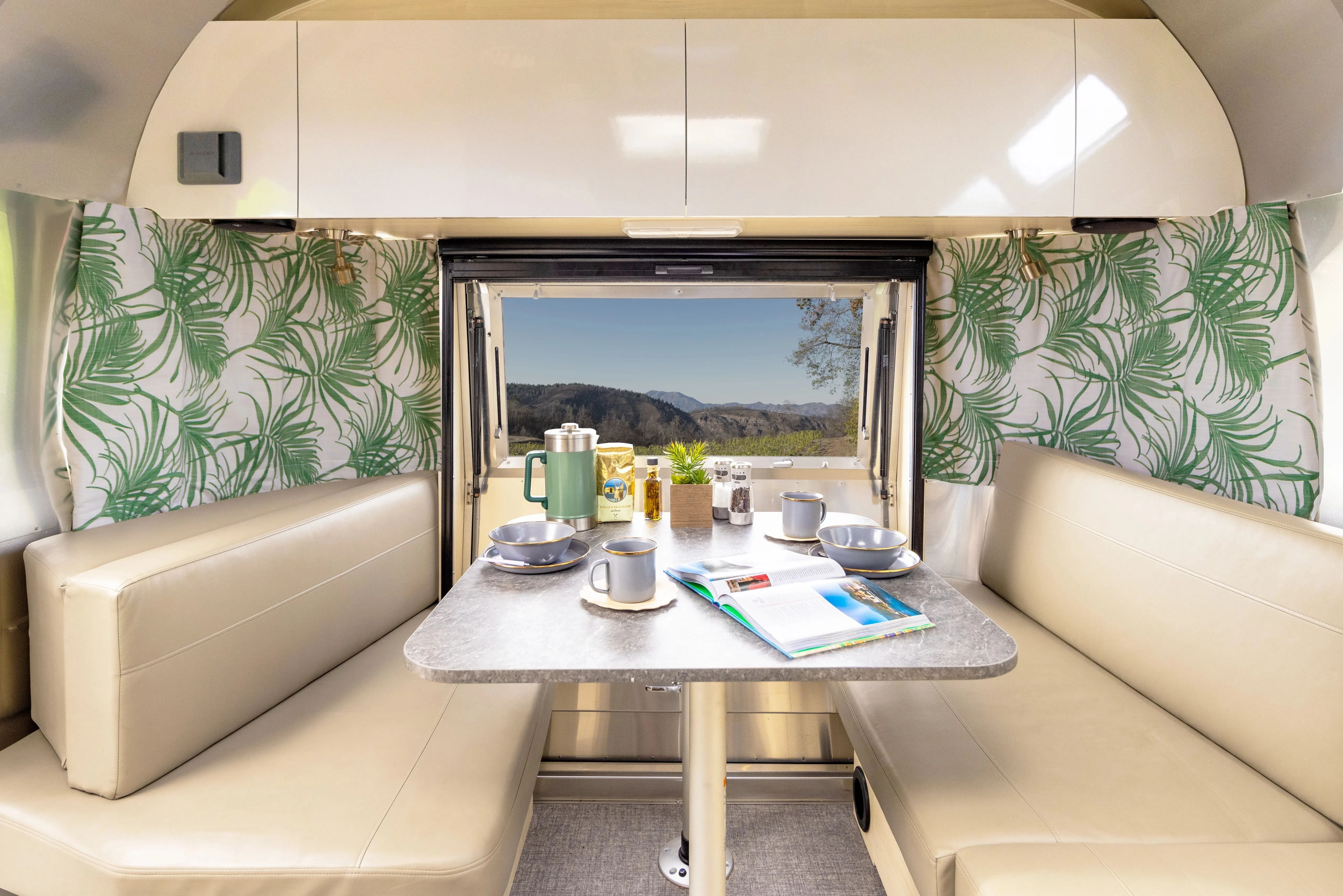 Airstream Printed Custom Curtains for Sport Travel Trailers