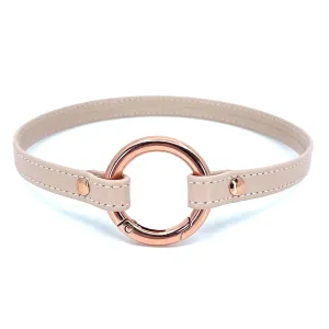 Blush Pink & Rose Gold Sleek Ring of O Collar