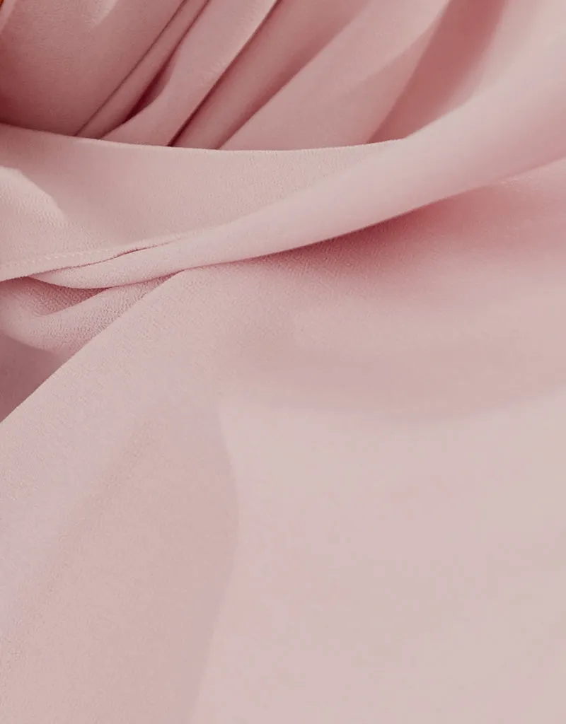Chiffon Shawl - Shades of Light Pink