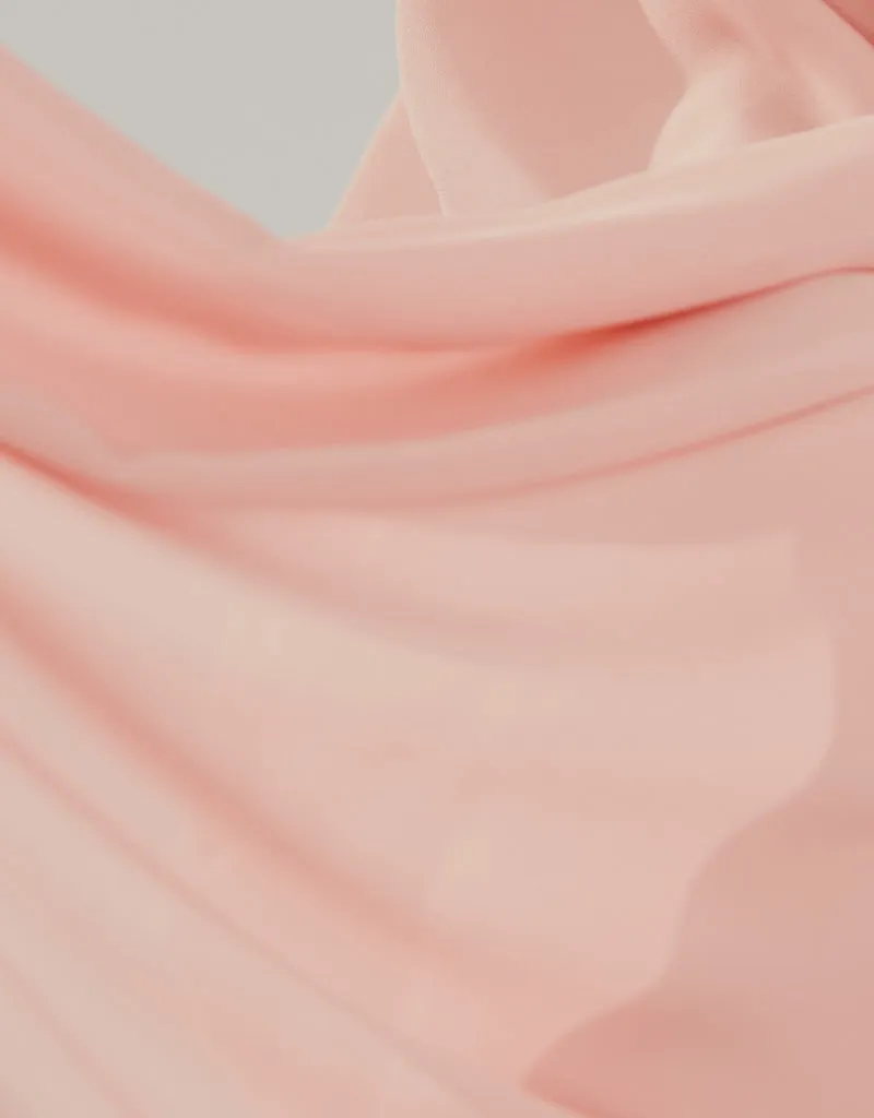 Chiffon Shawl - Shades of Light Pink