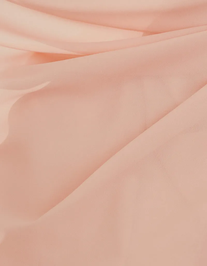 Chiffon Shawl - Shades of Light Pink