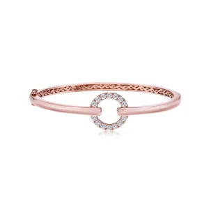 Diamond Circle Stacking Bracelet