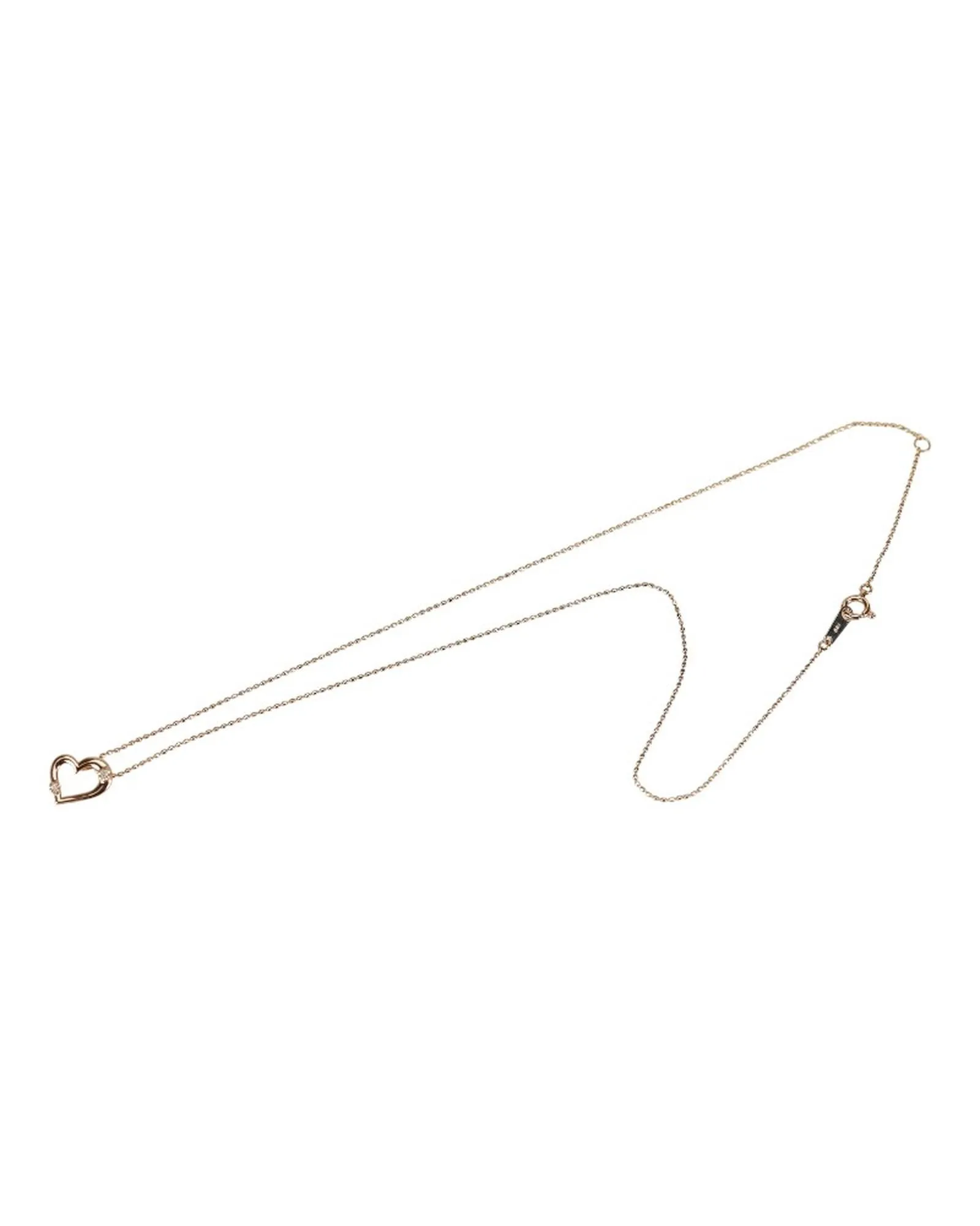 Diamond Heart Pendant Necklace in 10k Gold