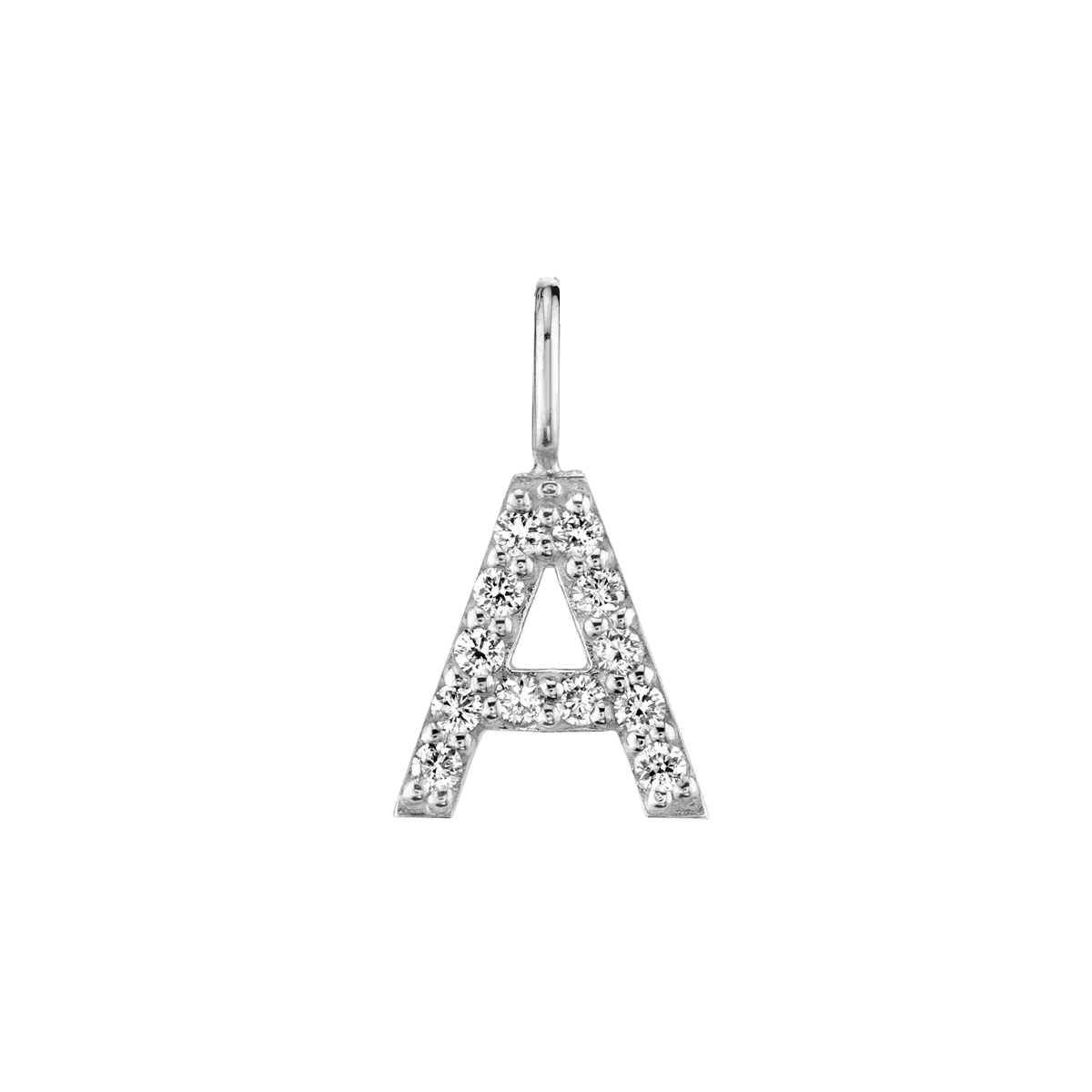 Diamond Pave Letter Charm
