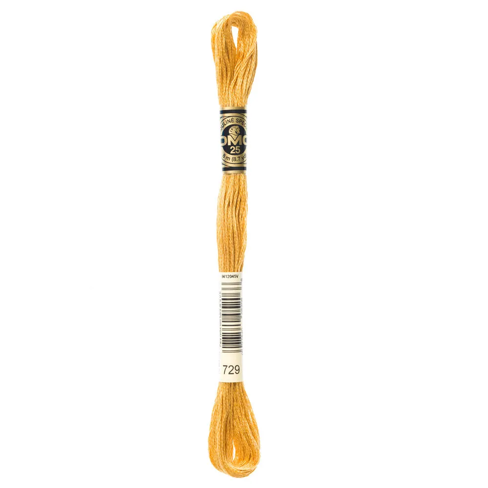 DMC Embroidery Floss, Yellow Palette