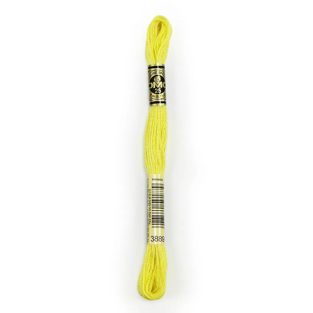 DMC Embroidery Floss, Yellow Palette