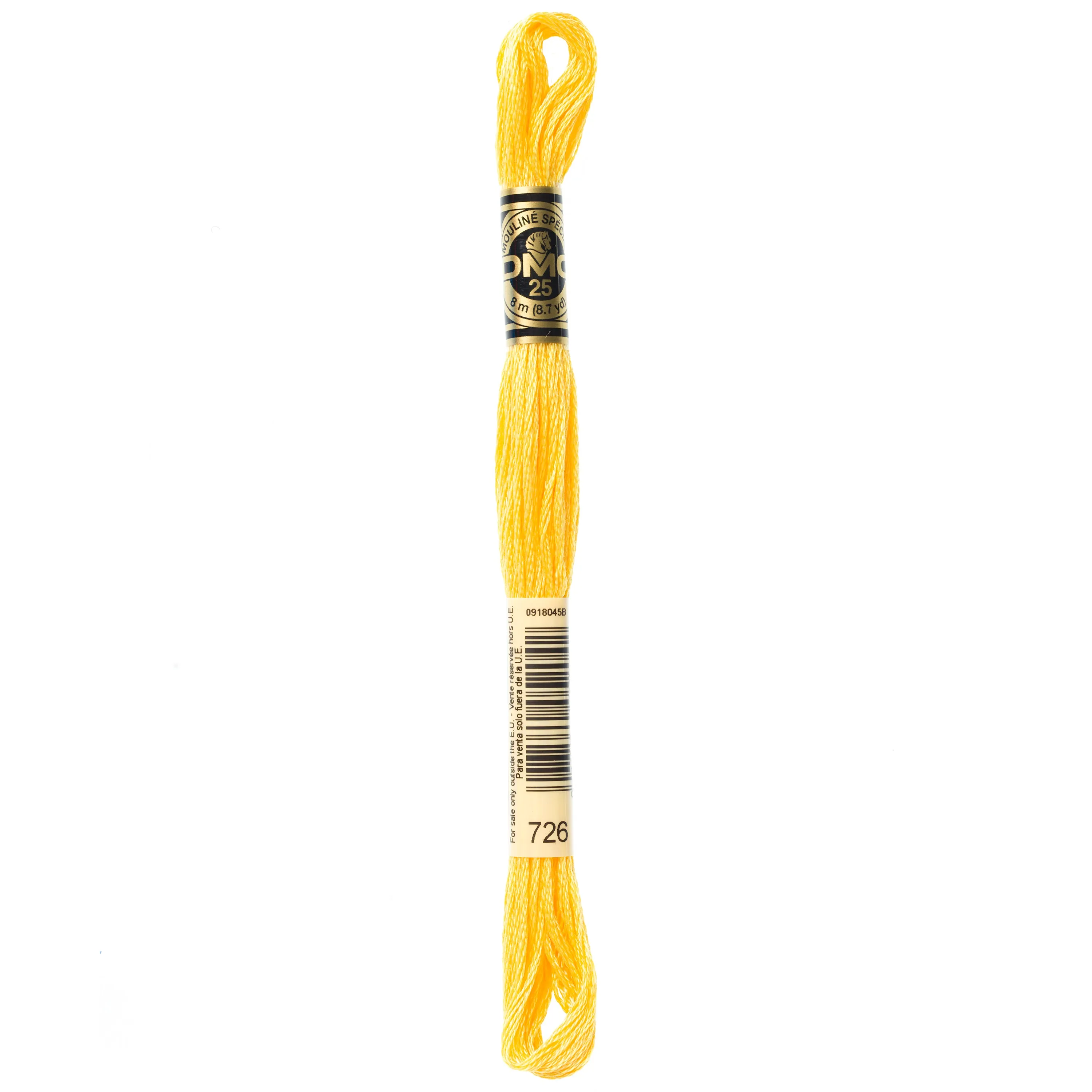 DMC Embroidery Floss, Yellow Palette