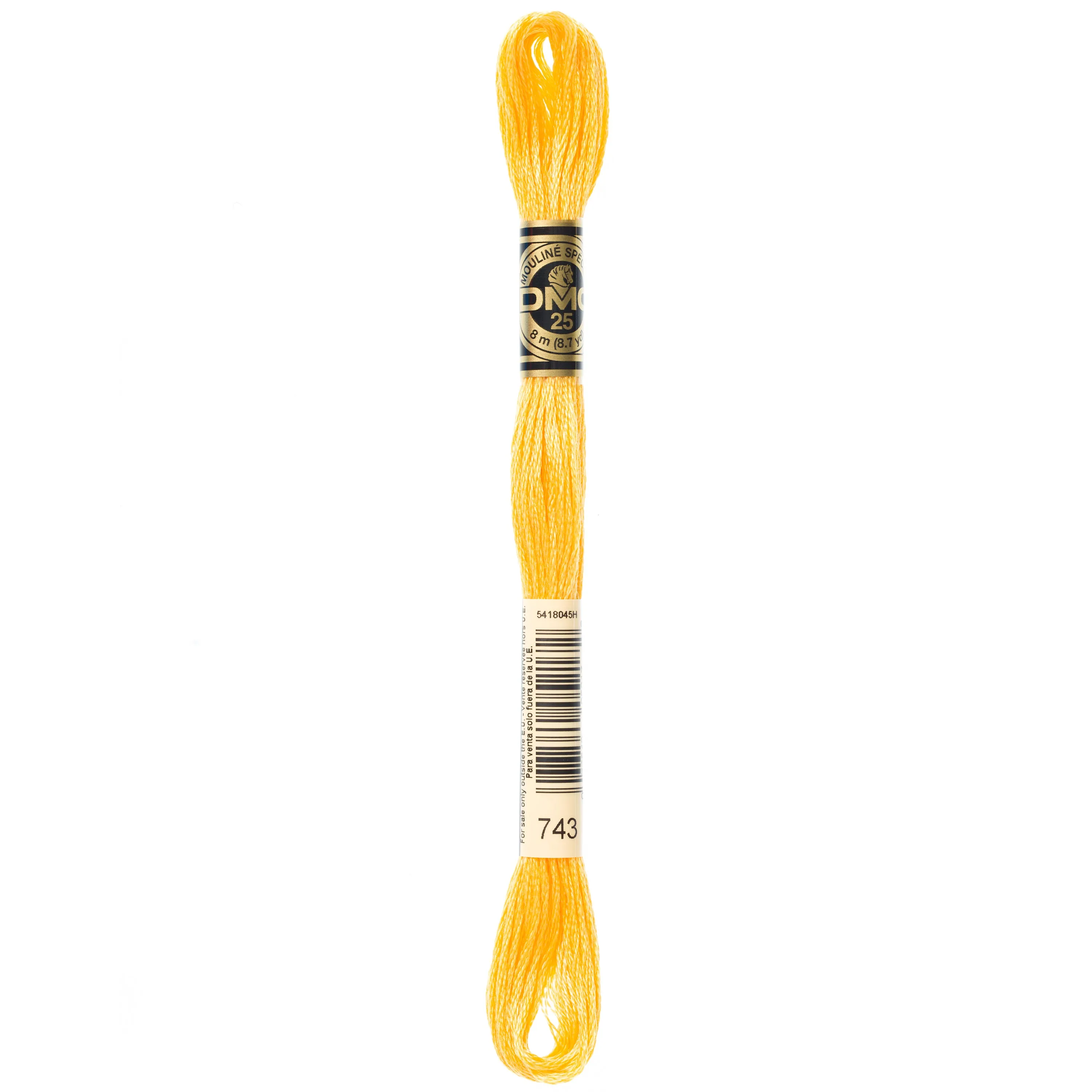 DMC Embroidery Floss, Yellow Palette