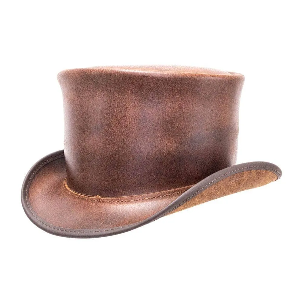 El Dorado | Mens Leather Top Hat