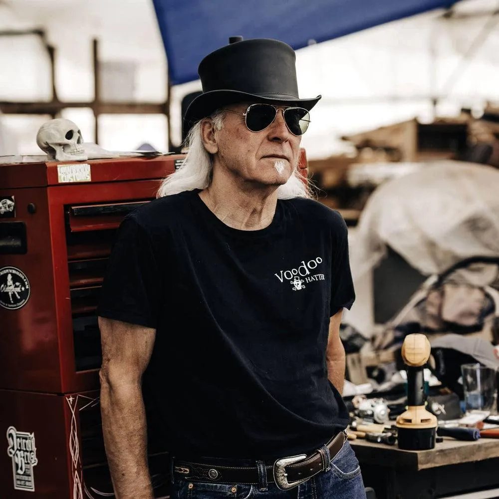 El Dorado | Mens Leather Top Hat