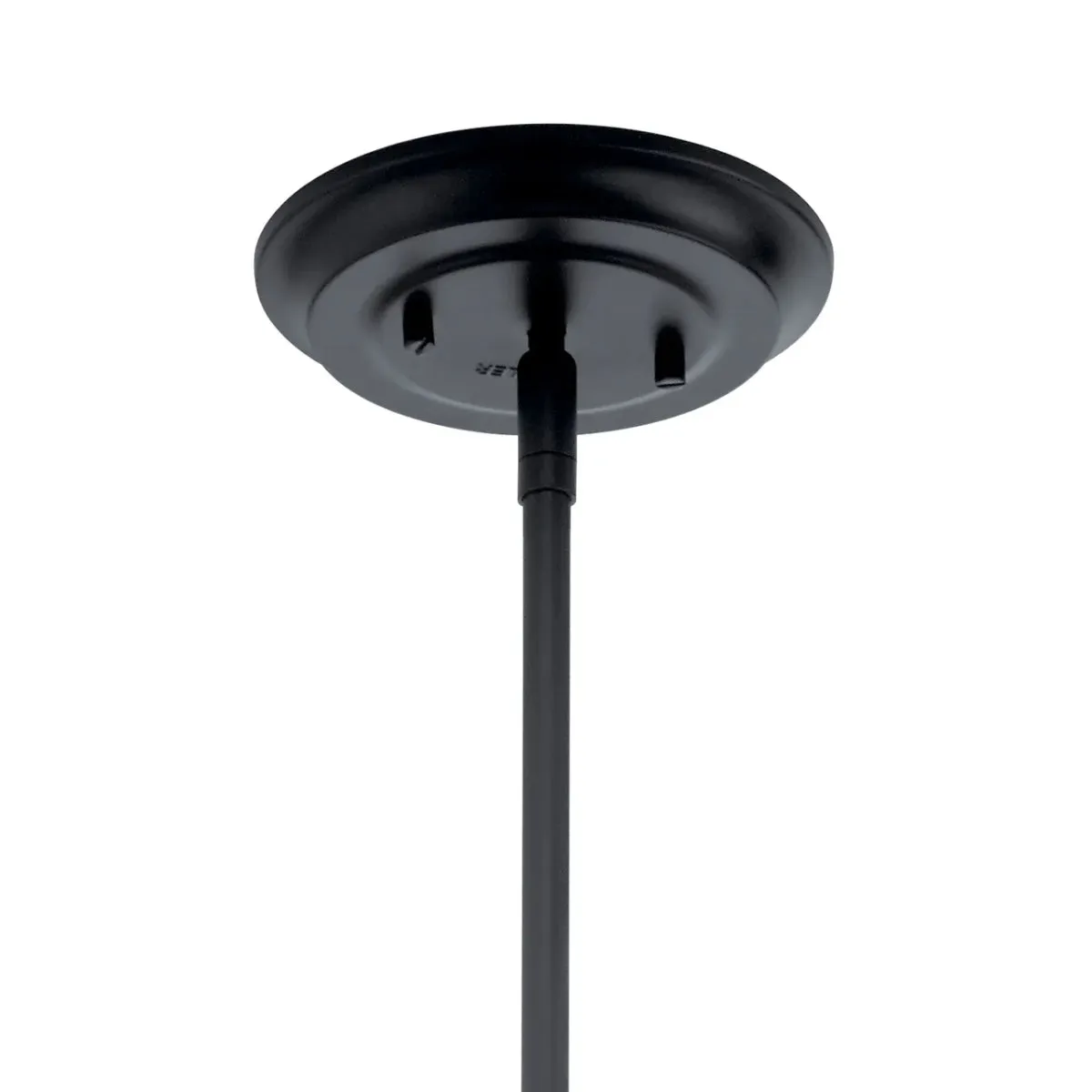 Elias 16" 1-Light Convertible Pendant Light with Metal Dome Shade, Black Finish
