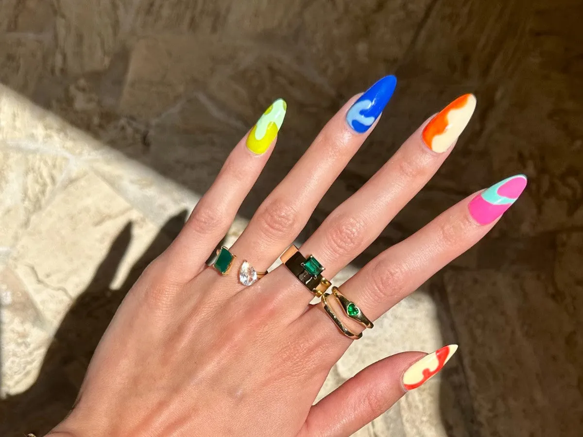 Emerald Monolith Ring