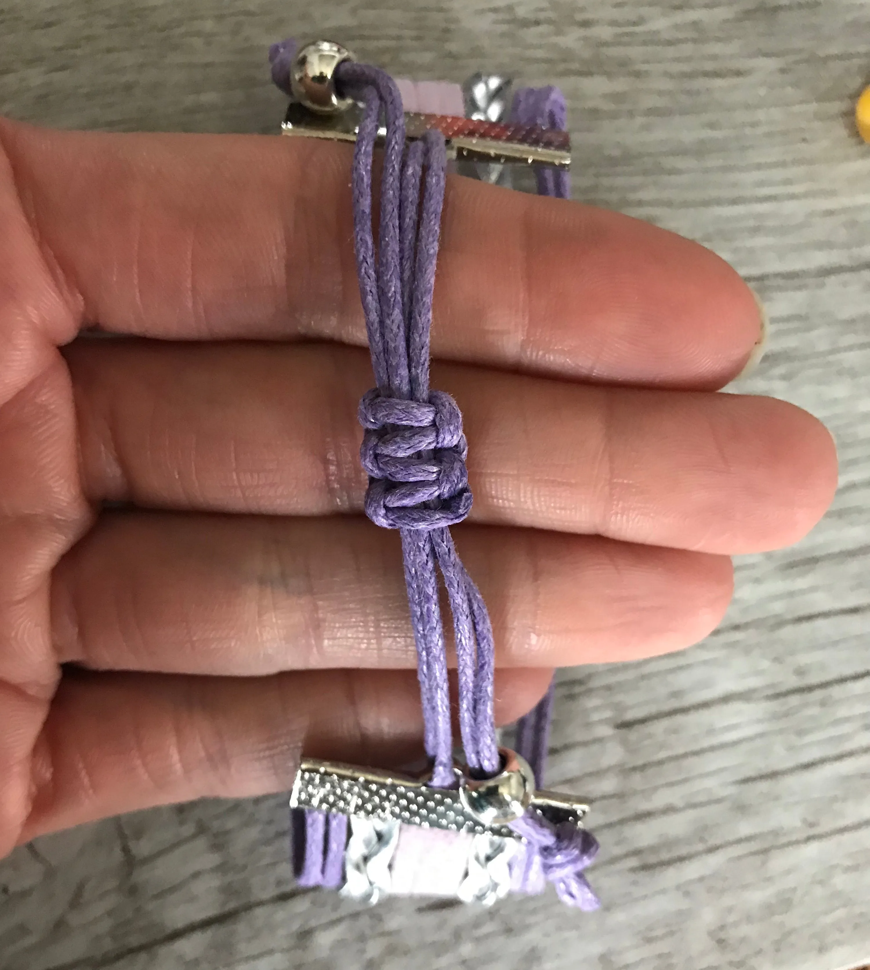 Horseshoe Initial Charm Bracelet - Pick Colors