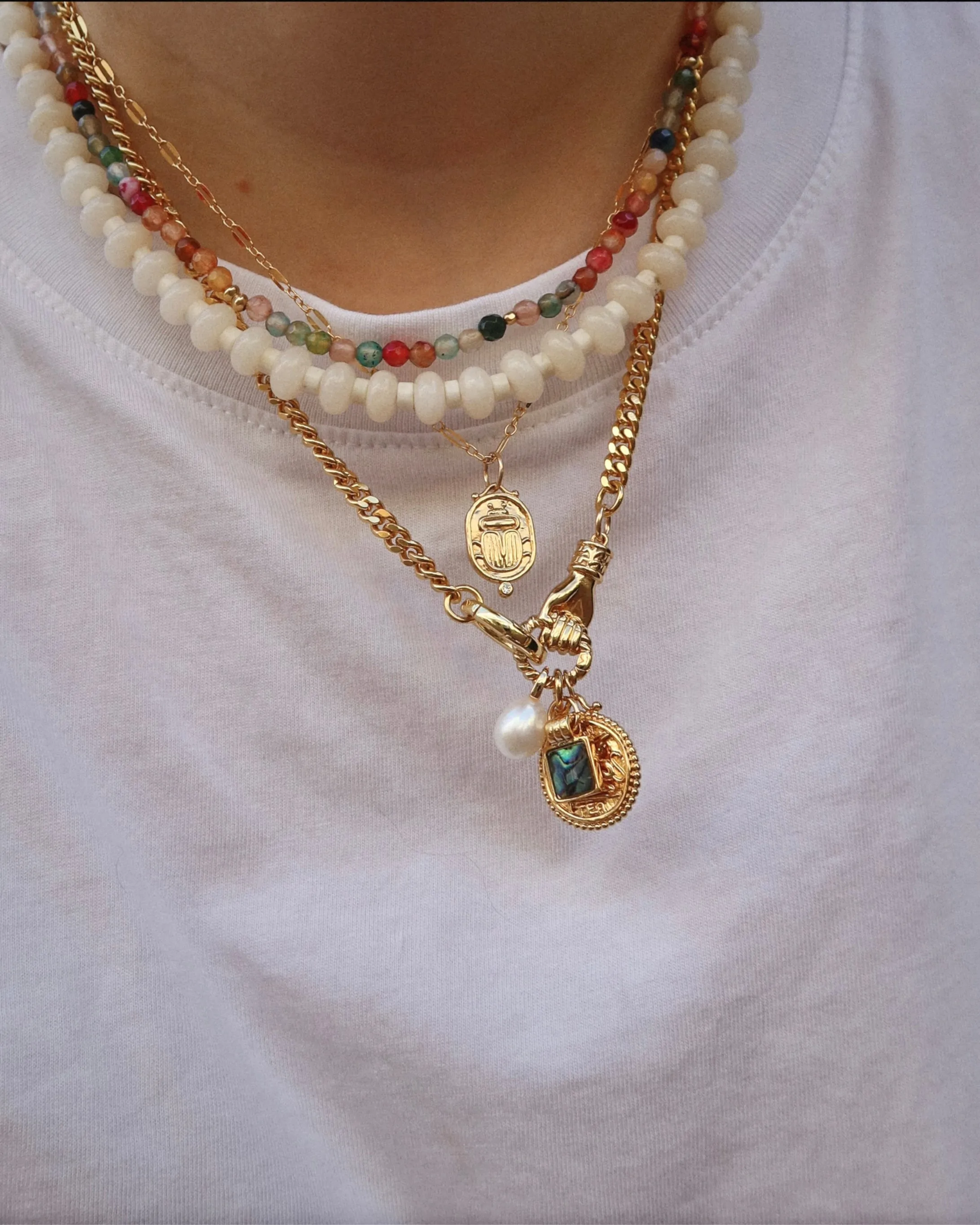 Ingrid Abalone Charm