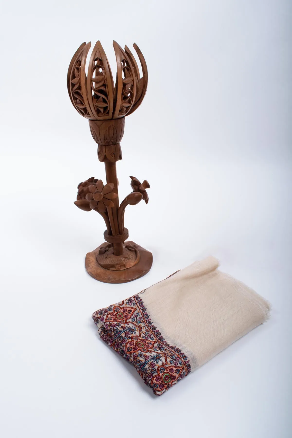 Ivory Palla Pashmina Scarf - GROSETTO