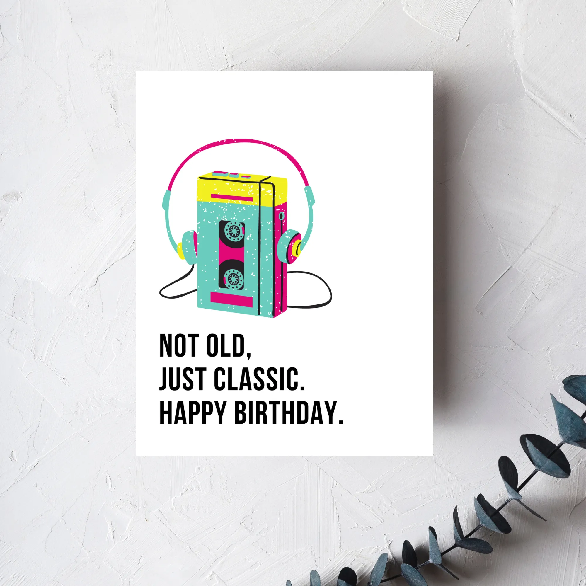 Just Classic - Throwback Birthday Cards (4 Styles)