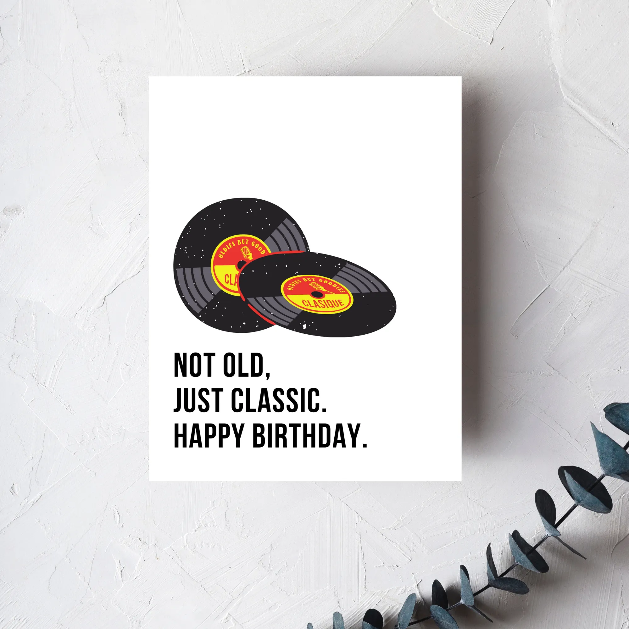 Just Classic - Throwback Birthday Cards (4 Styles)