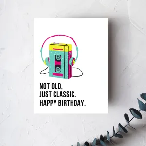Just Classic - Throwback Birthday Cards (4 Styles)