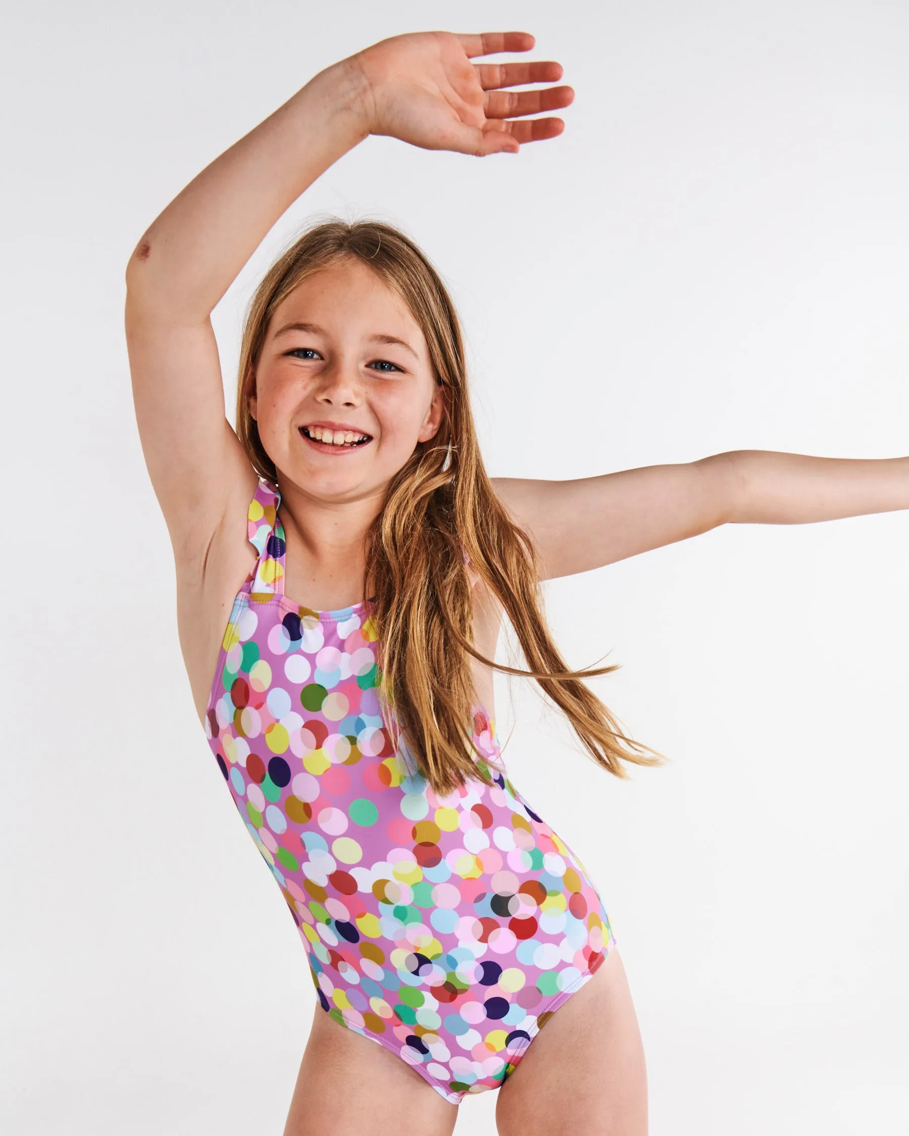 Kip & Co Confetti Pink One Piece Bathers