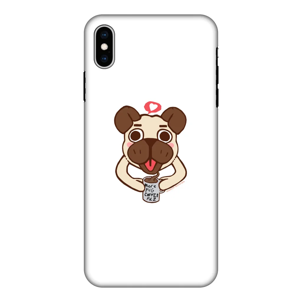 More Pug Coffee Please Fully Printed Tough Phone Case