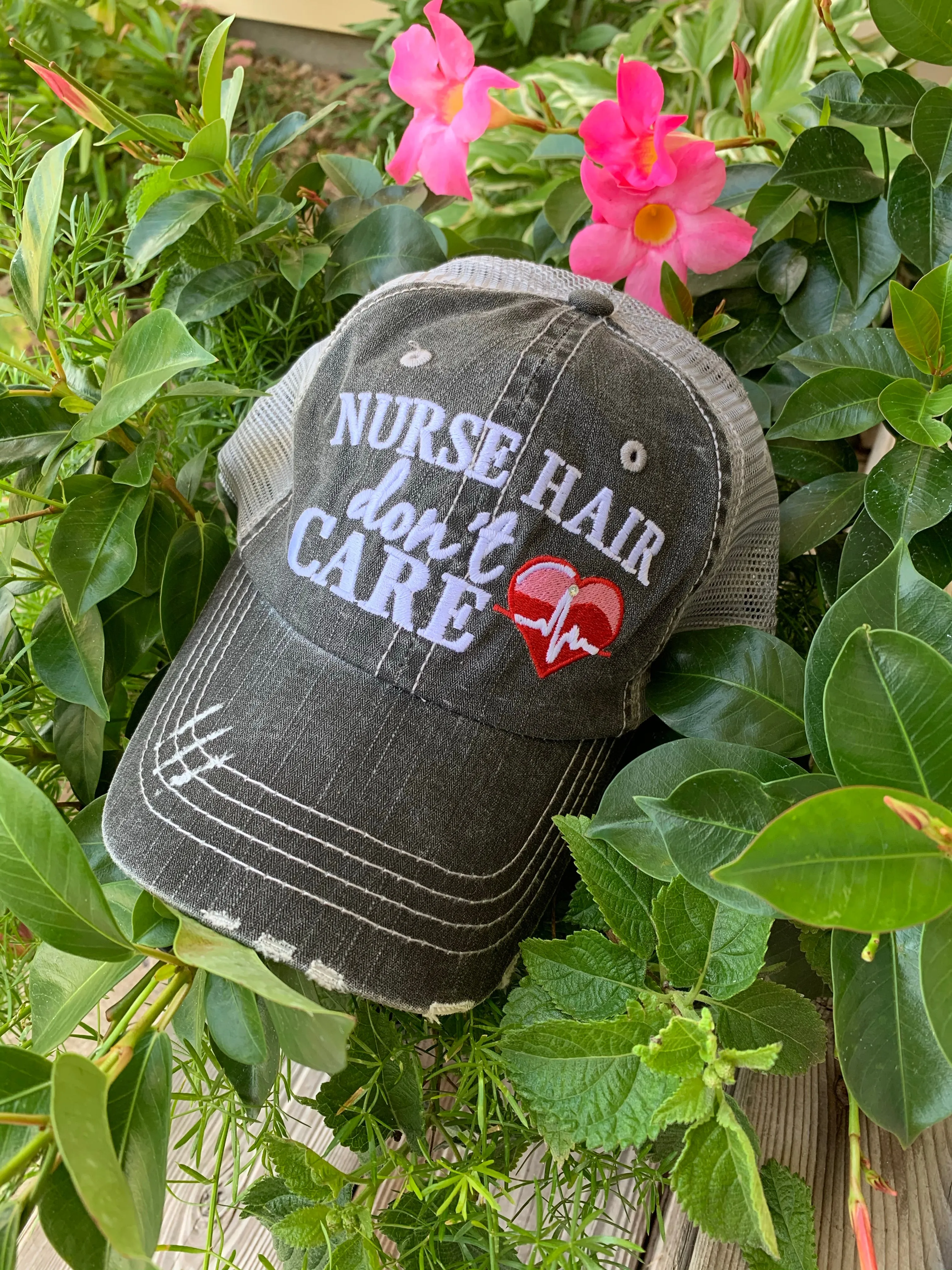 Nursing hats and jewelry NURSE hair dont care 2 styles Mask