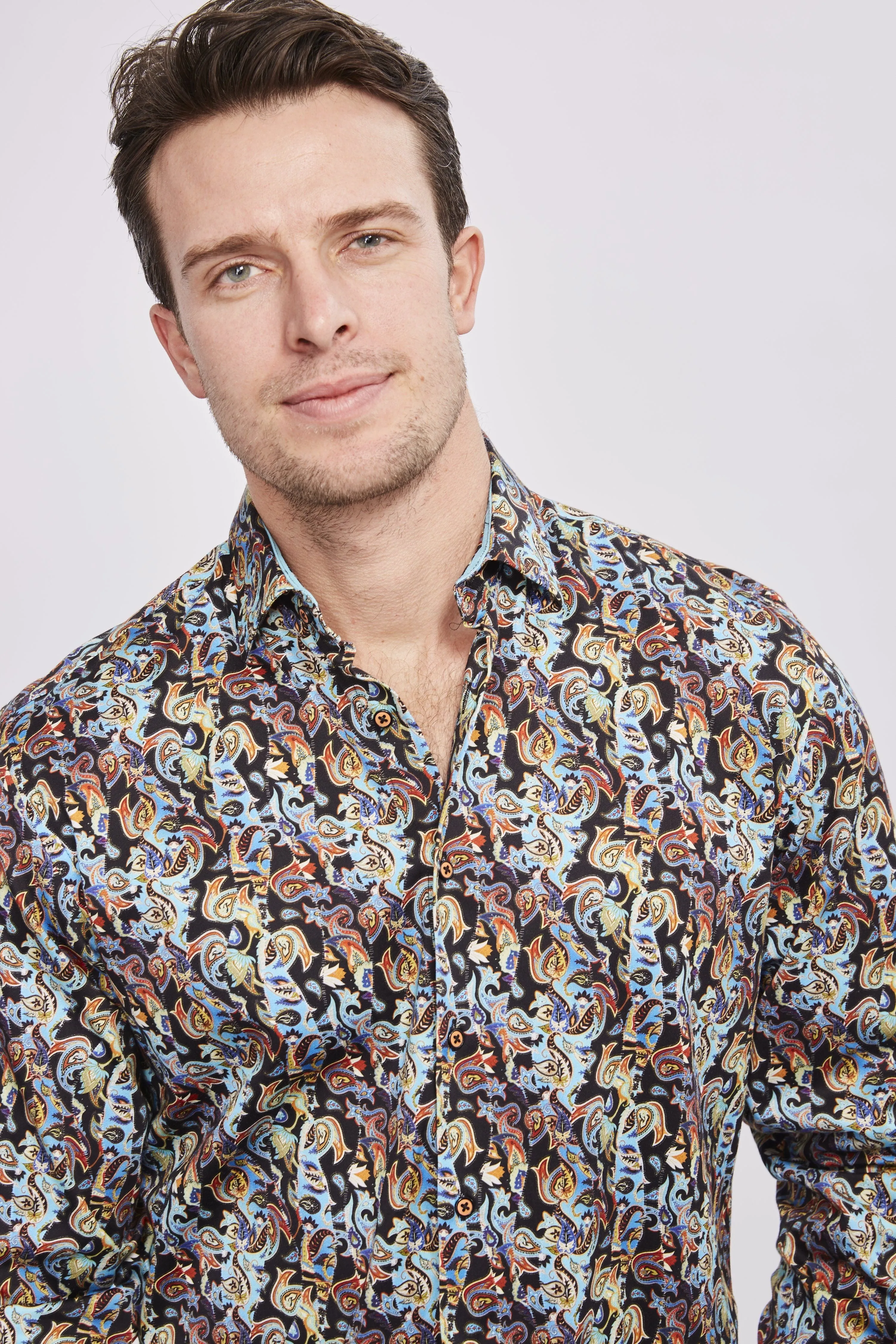 Paisley Print Sport Shirt