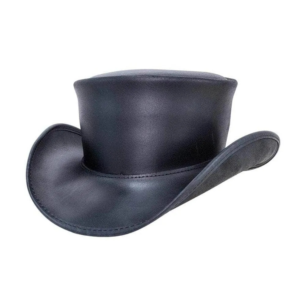 Pale Rider | Mens Leather Top Hat