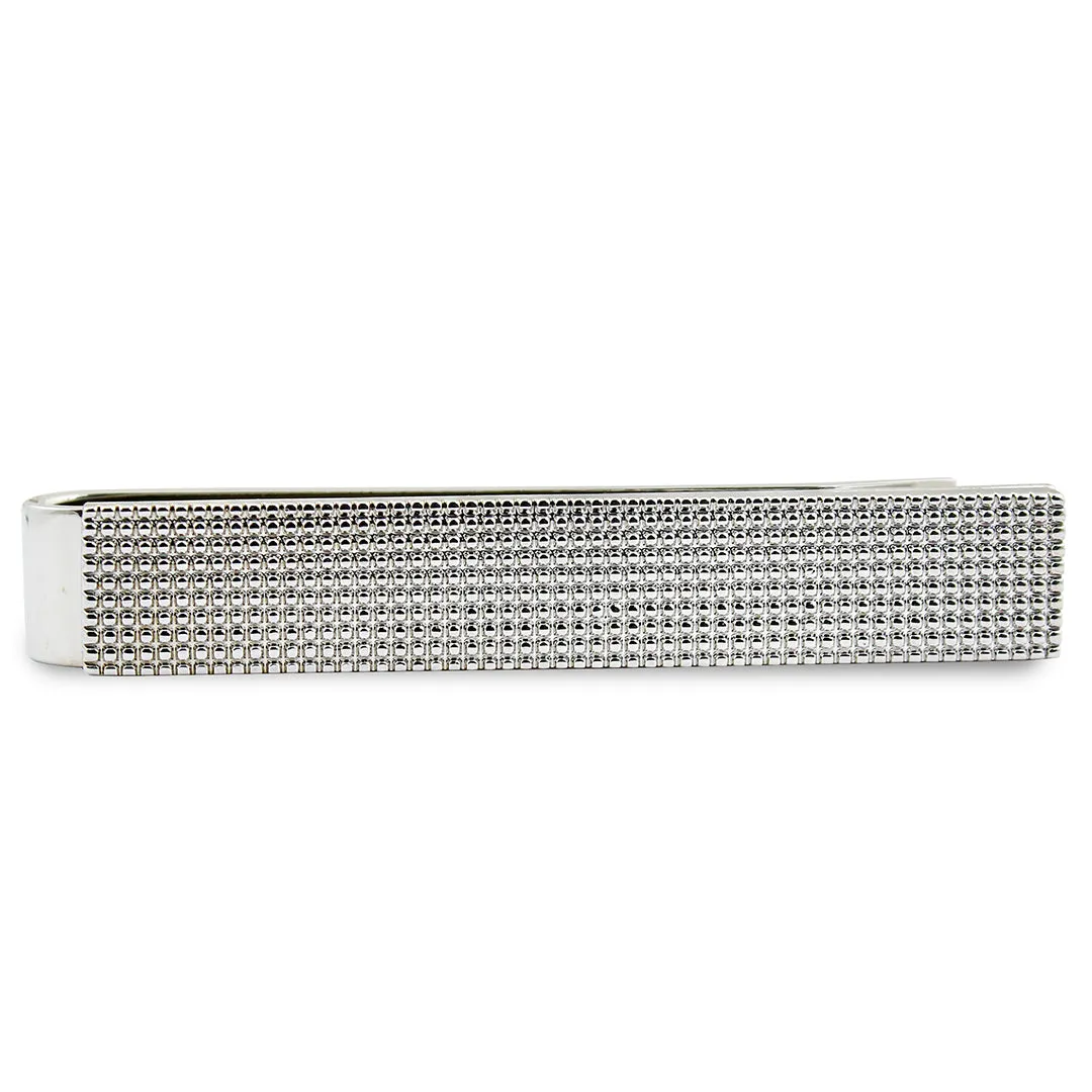 Peluche Bubble Silver Super Sleek Tie Pin