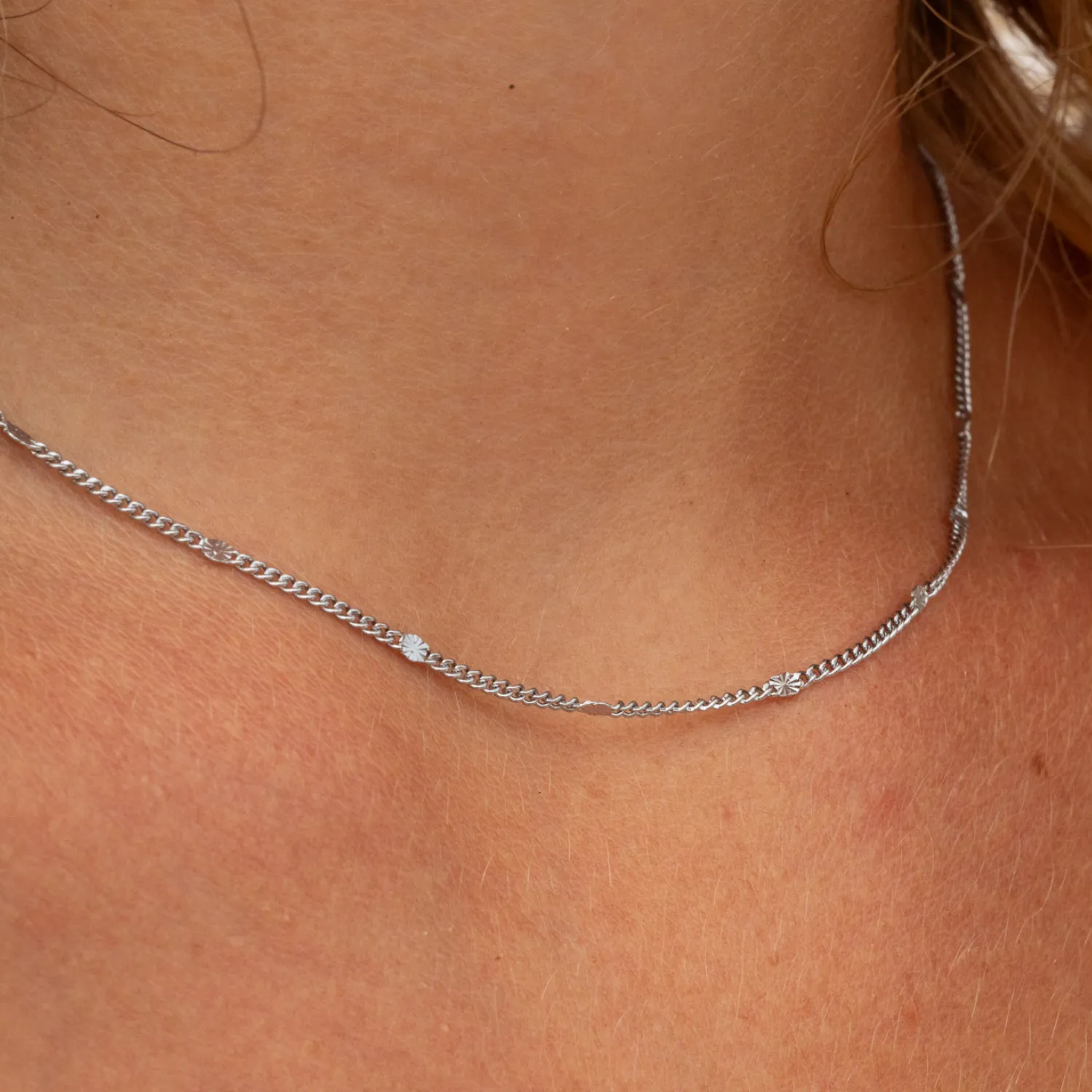 Satellite Curb Chain - Silver
