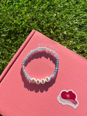 Taylor swift ‘1989’ seed bead bracelet!