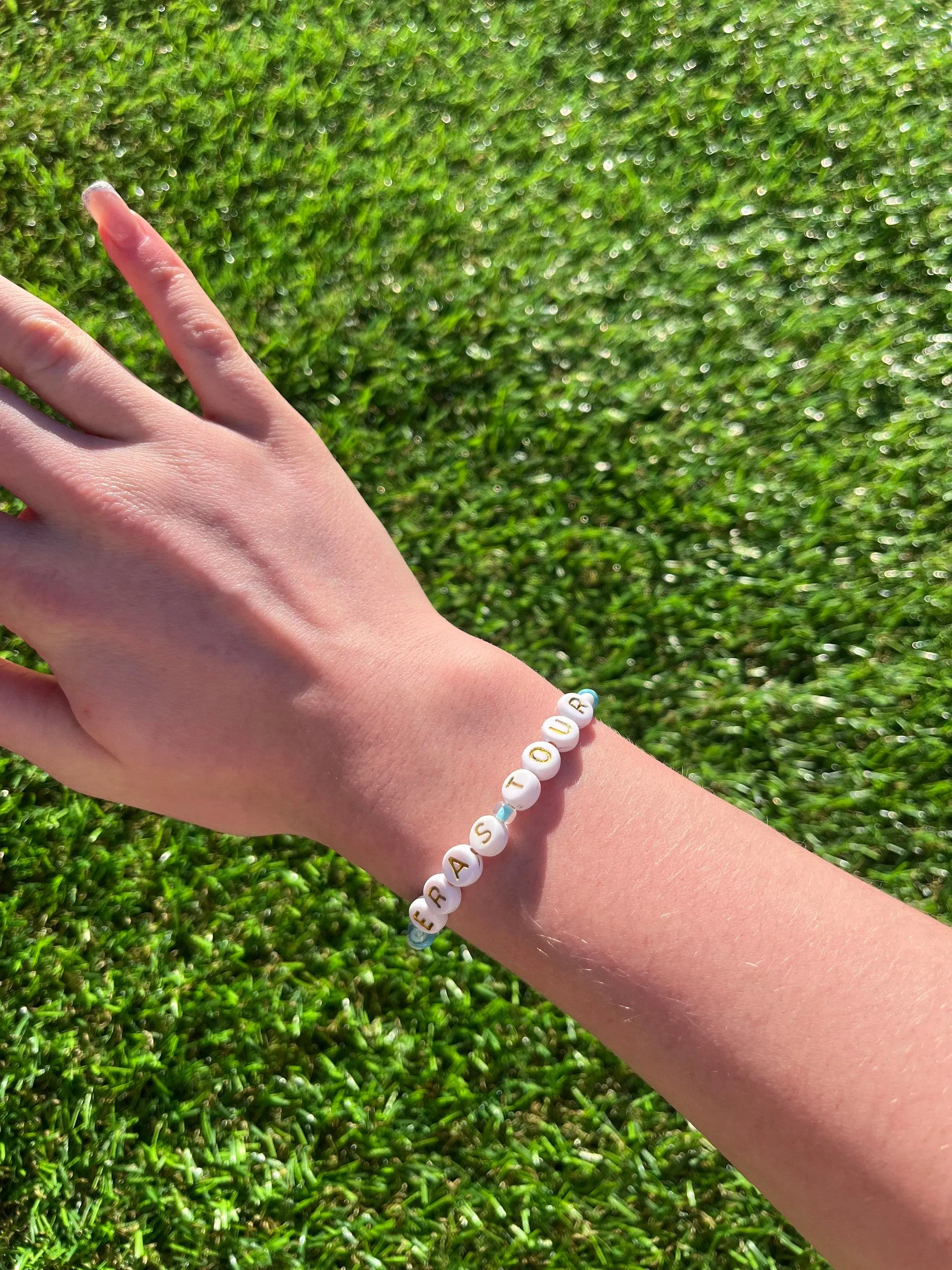Taylor swift ‘ERAS•TOUR’ seed bead bracelet!