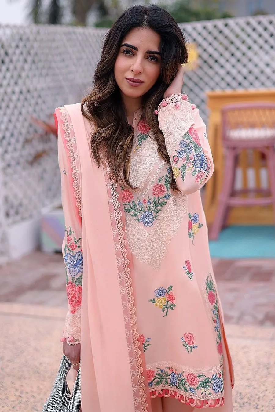 Zaha by Khadijah Shah Lawn Collection 2022 – ALLYSIAH (ZL22-10 A)